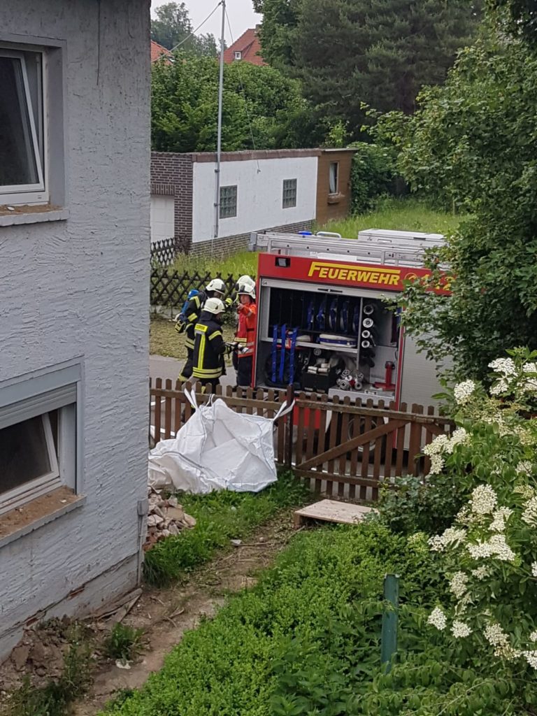 es geht weiter, Einsatzübung!