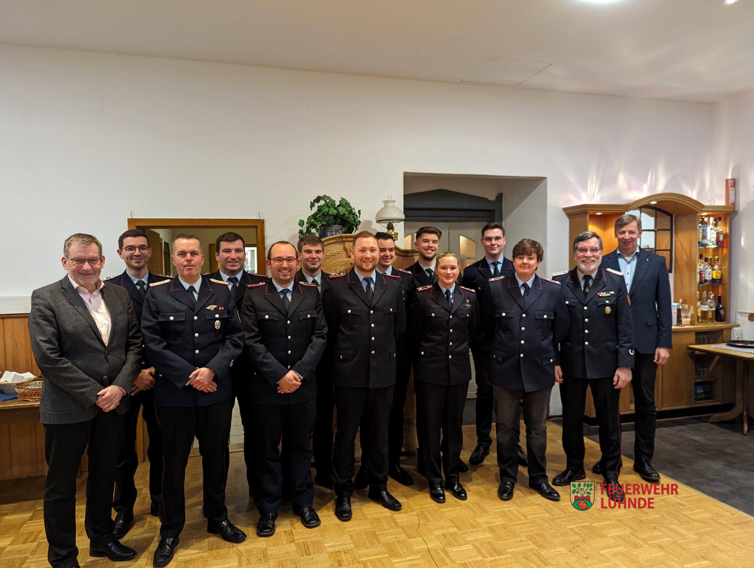 Stolz auf die Einsatzbereitschaft der Kameraden und Kameradinnen