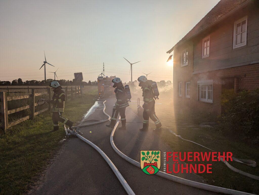Einsatzübung in Bledeln