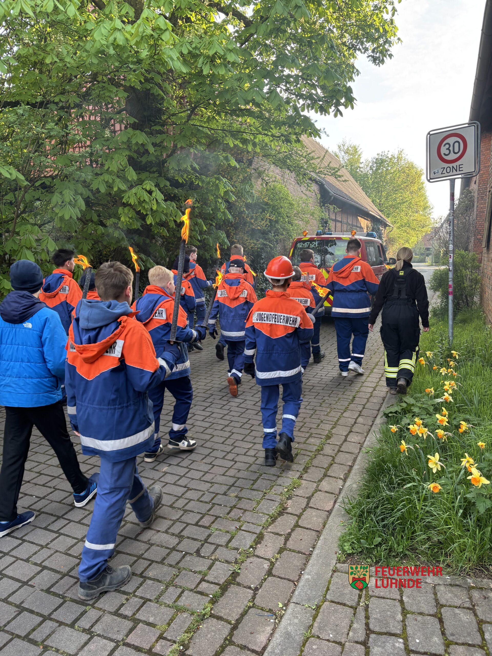 Fackellauf wieder ein voller Erlofg!