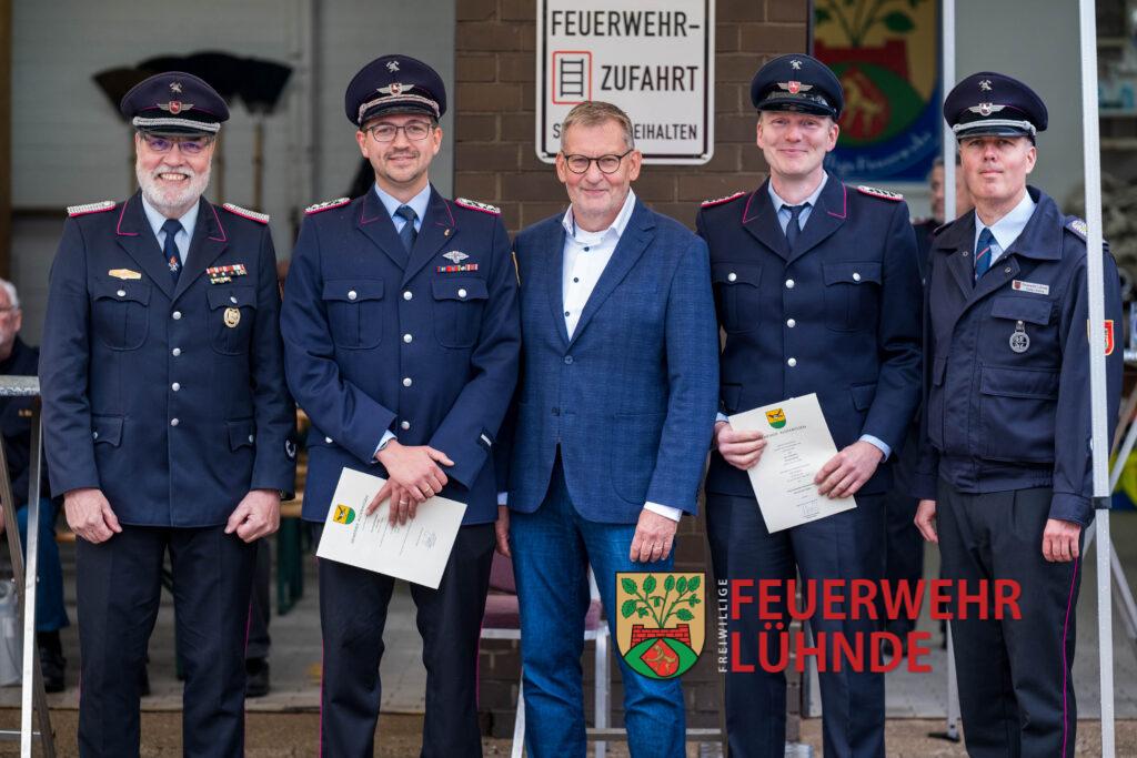 Feierliche Verabschiedung von Ortsbrandmeister Ekkehard Lütke