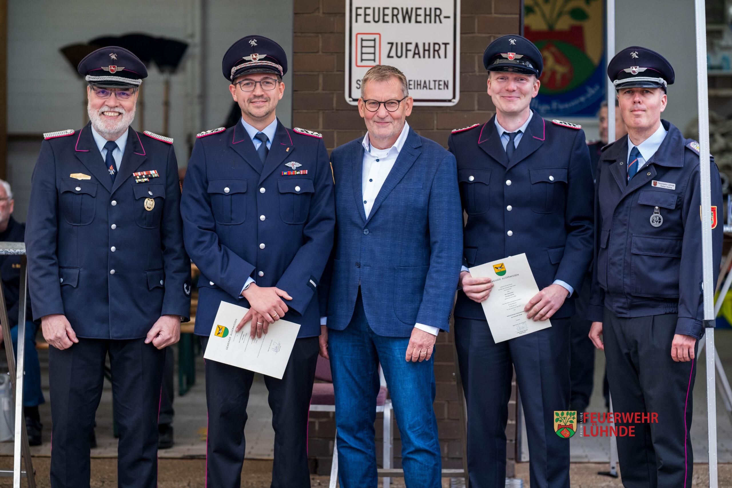 Feierliche Verabschiedung von Ortsbrandmeister Ekkehard Lütke