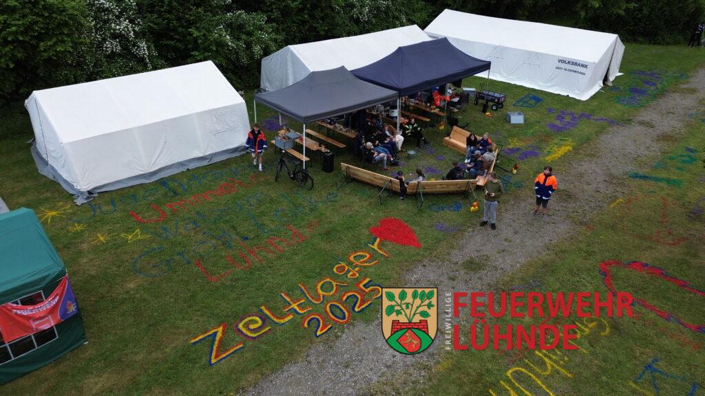Pfingstzeltlager der Jugendfeuerwehren in Almke
