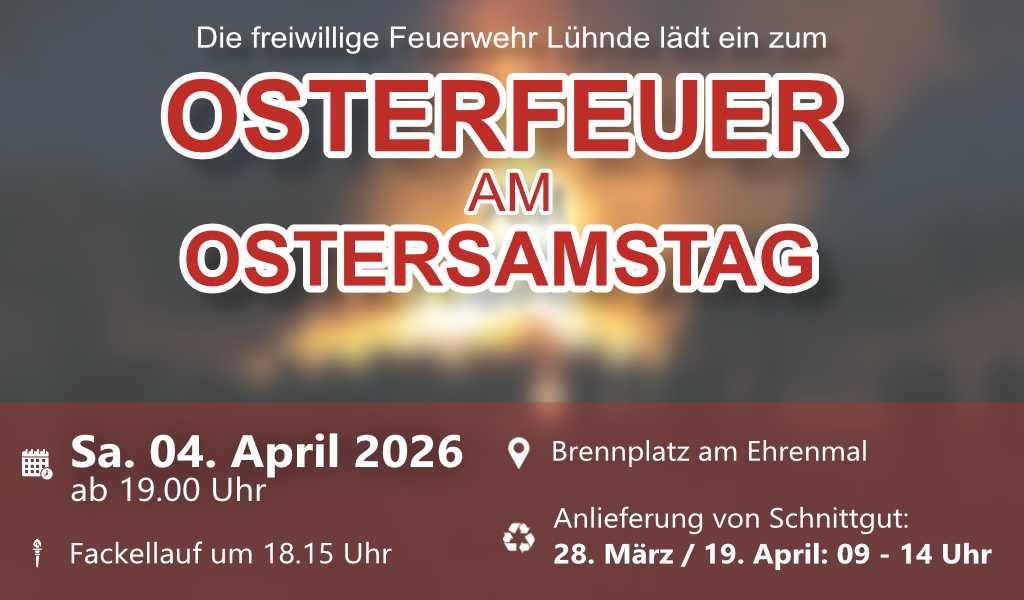 Osterfeuer 2026